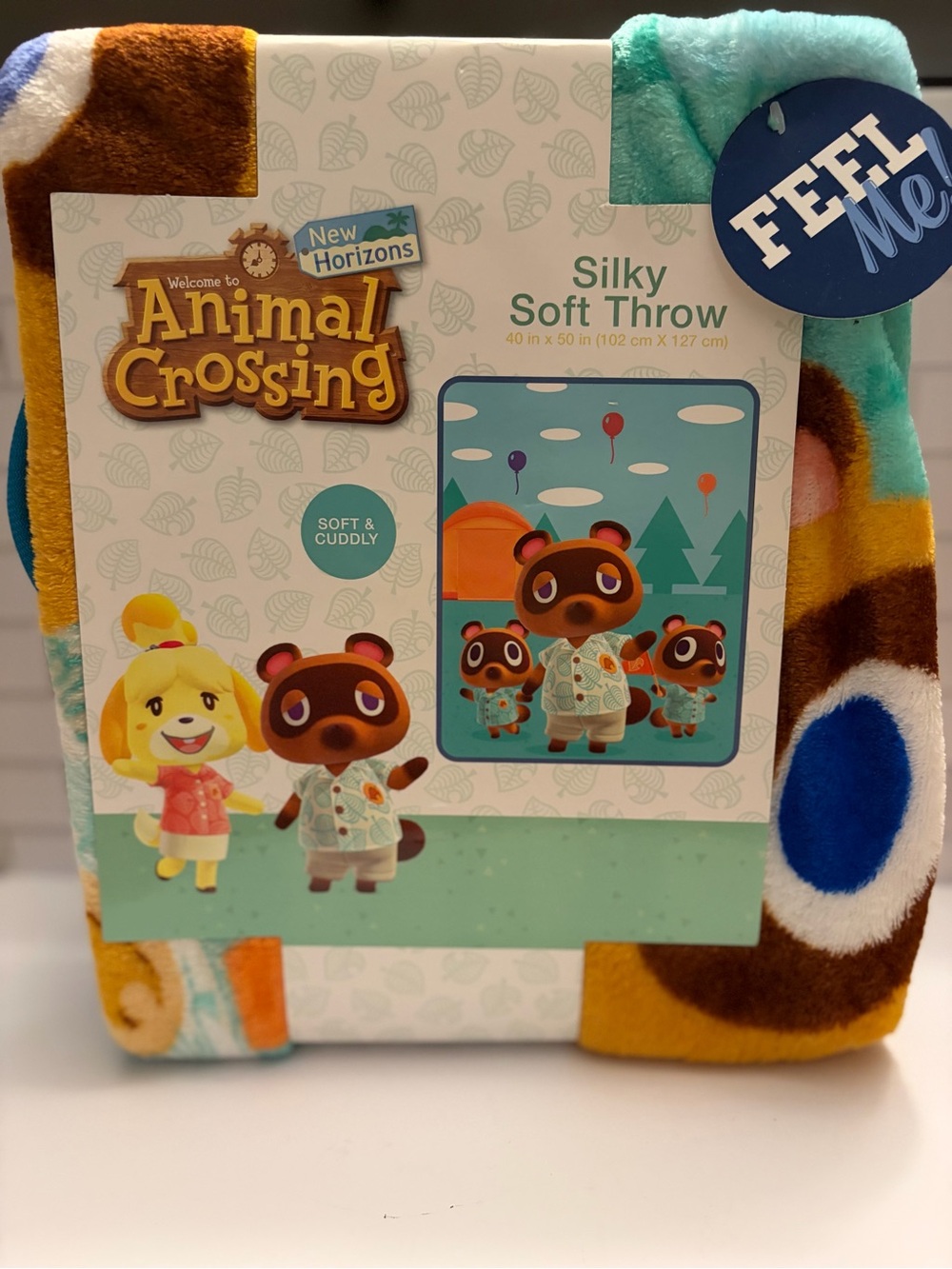 Nintendo Animal Crossing New Horizons Silky Soft Throw Blanket 40x50 NWT
